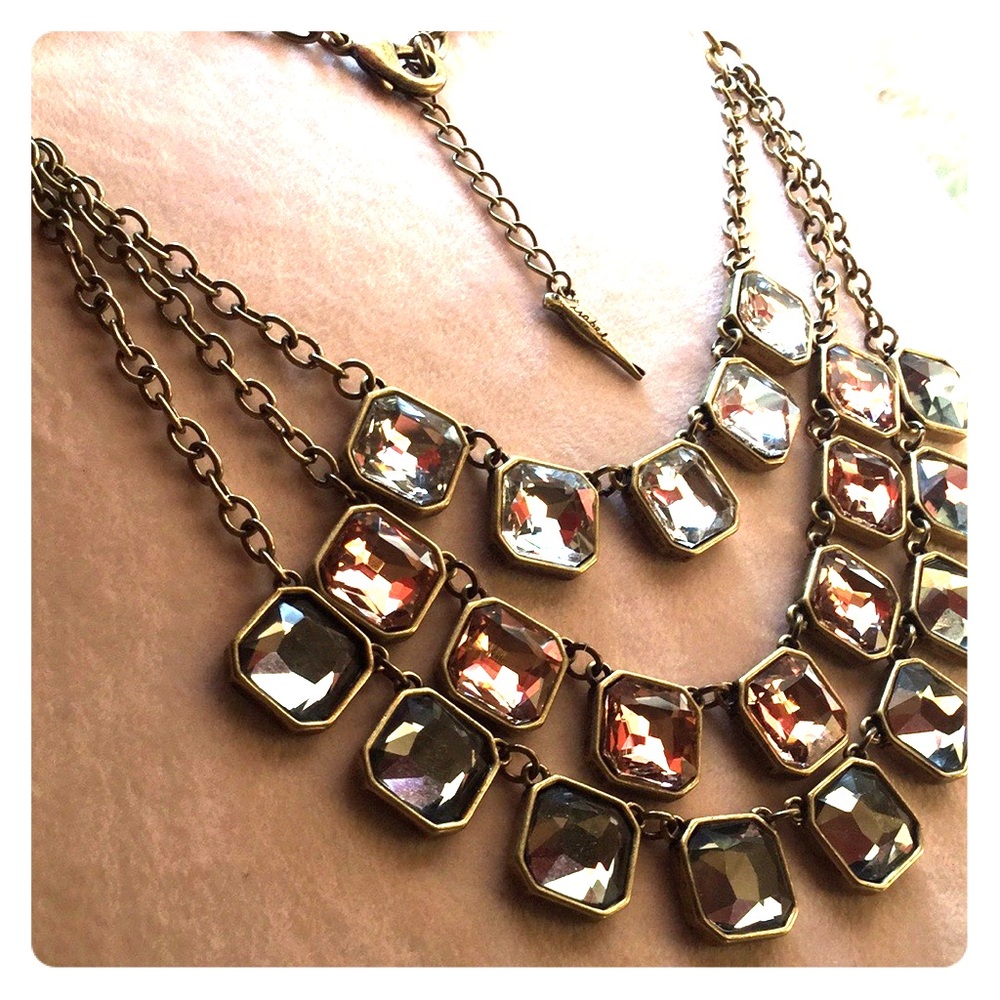 C+I Retro Glam 3-layer Necklace